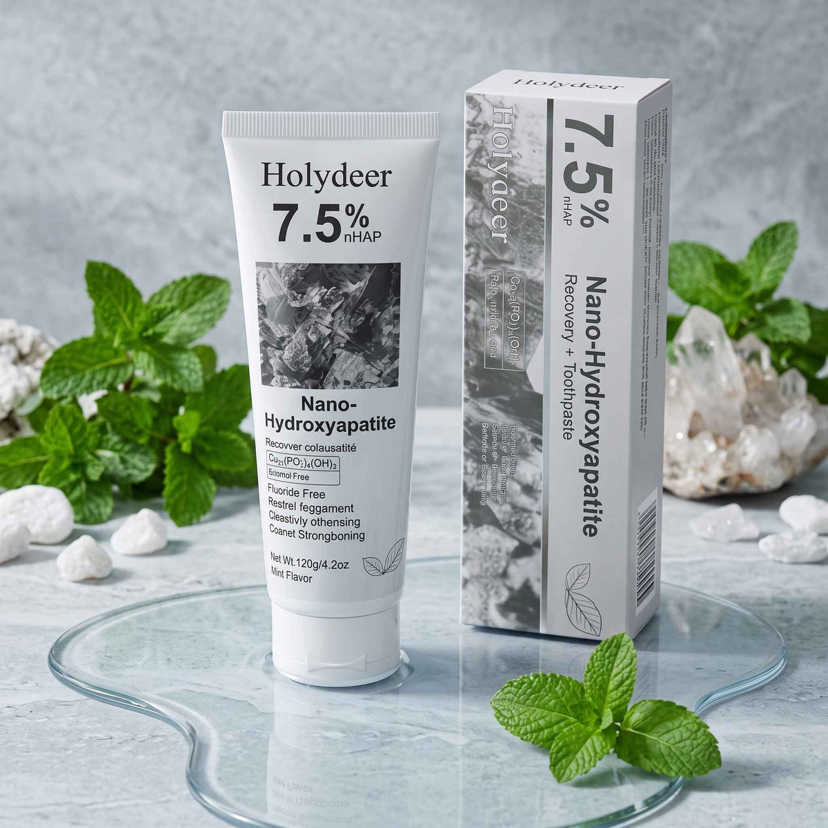 Holydeer 7.5% Toothpaste nHAP Nano-Hydroxyapatite Toothpaste