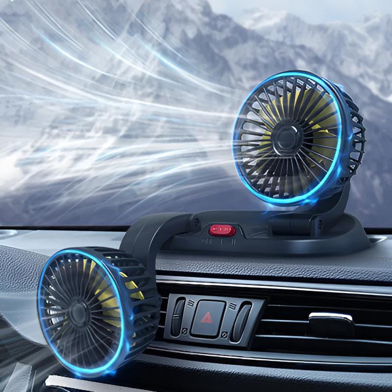 12v Car Dashboard cooling fan