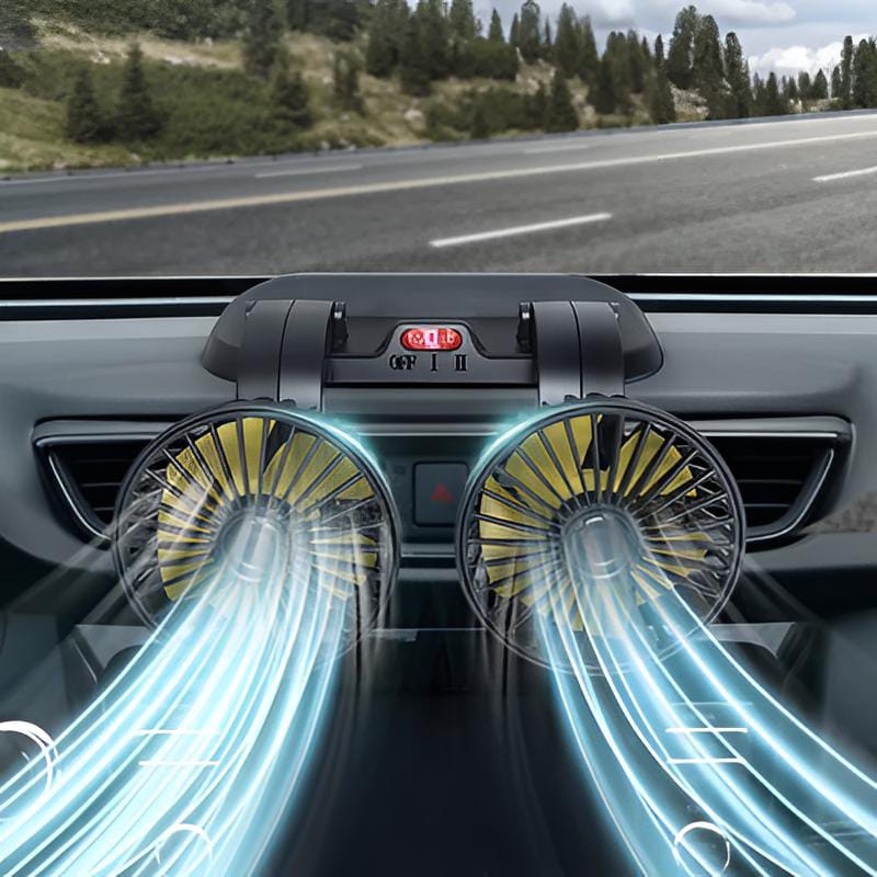 12v Car Dashboard cooling fan