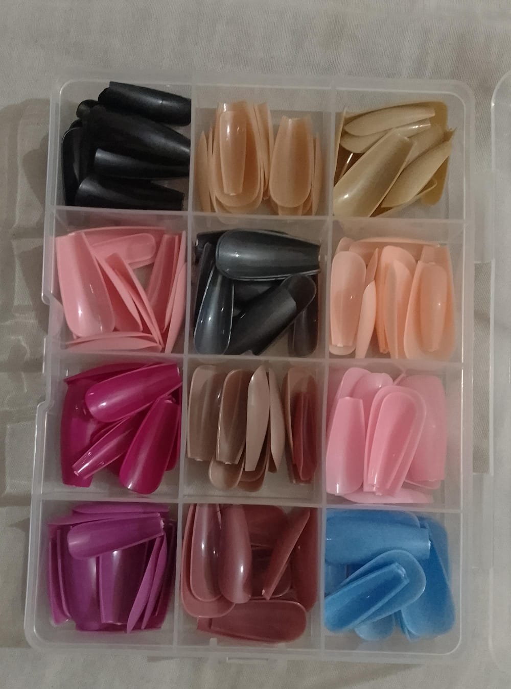 Premium 144 PCs Nails box Artificial Nails Pack